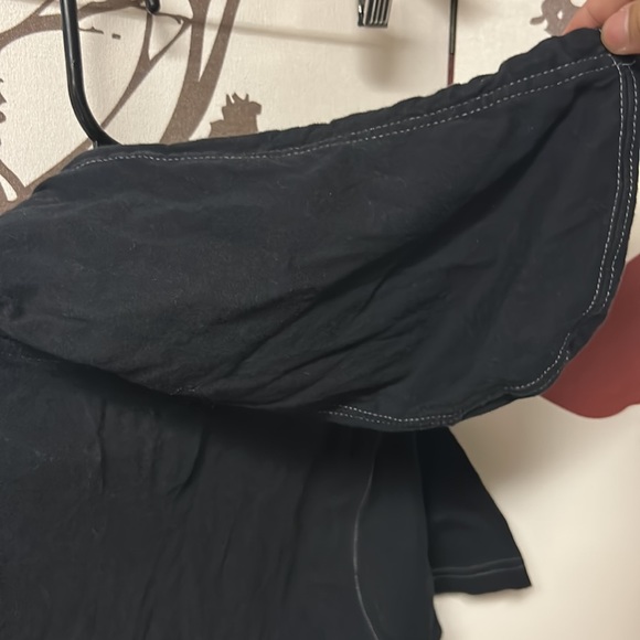 StraightFaded Size Small Black/Grey T- Shirt With Front Pocket and Hoodie $20 - Picture 3 of 8